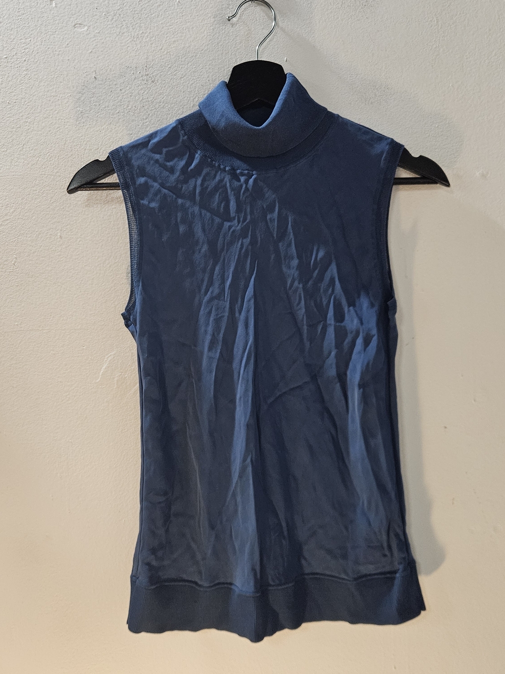 Theory Georgette Bias Turtleneck Tank Top